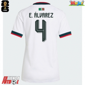 México Edson Alvarez #4 Segunda Equipación Mujer Mundial 2026 Manga Corta